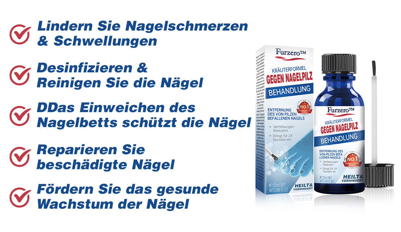 Furzero™ Herbal Formula Nagelpilz-Paronychie-Behandlungsgel Pro