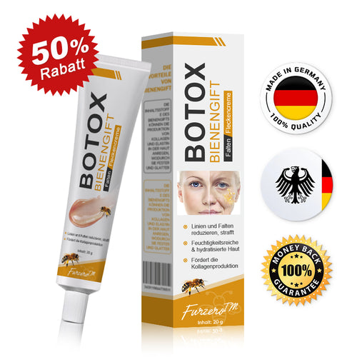 (🌿Hergestellt und versandt aus Deutschland✅)✨Furzero™ Botox Bienengift Falten- und Fleckencreme Pro