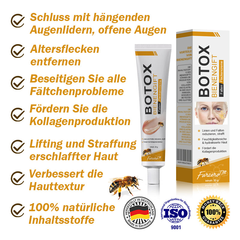 (🌿Hergestellt und versandt aus Deutschland✅)✨Furzero™ Botox Bienengift Falten- und Fleckencreme Pro