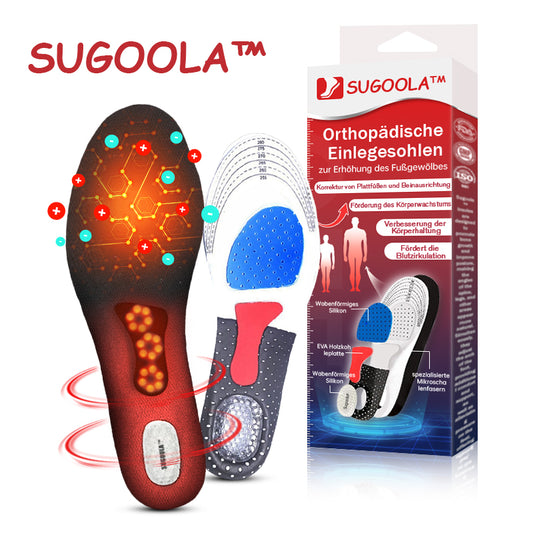 Sugoola™ Orthopädische Einlegesohlen zur Erhöhung des Fußgewölbes