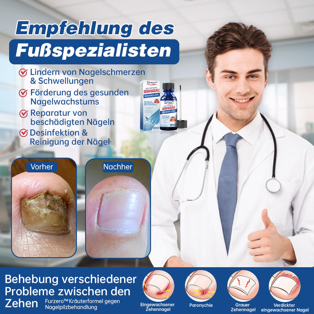 Furzero™ Herbal Formula Nagelpilz-Paronychie-Behandlungsgel Pro